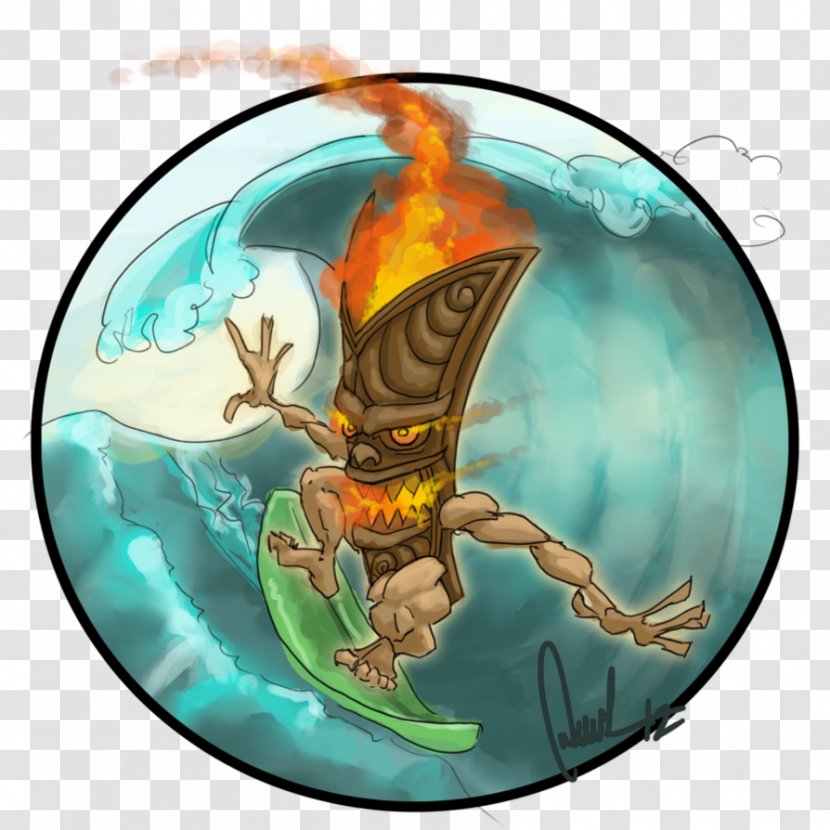 Surfing Surf Spot Tiki Surfboard - Art Transparent PNG