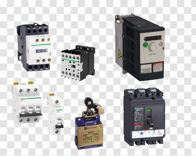 Circuit Breaker Schneider Electric Disjoncteur à Haute Tension Moeller Holding Gmbh & Co. KG Electronics - Component - Redeared Slider Transparent PNG