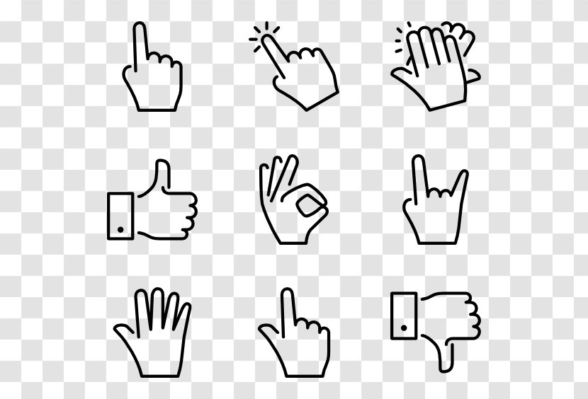 Hand Symbol Gesture - Tree Transparent PNG