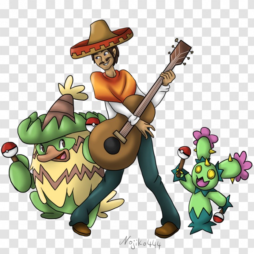 Artist Maractus Pokémon Trainer - Plant - Mexican Guitar Transparent PNG