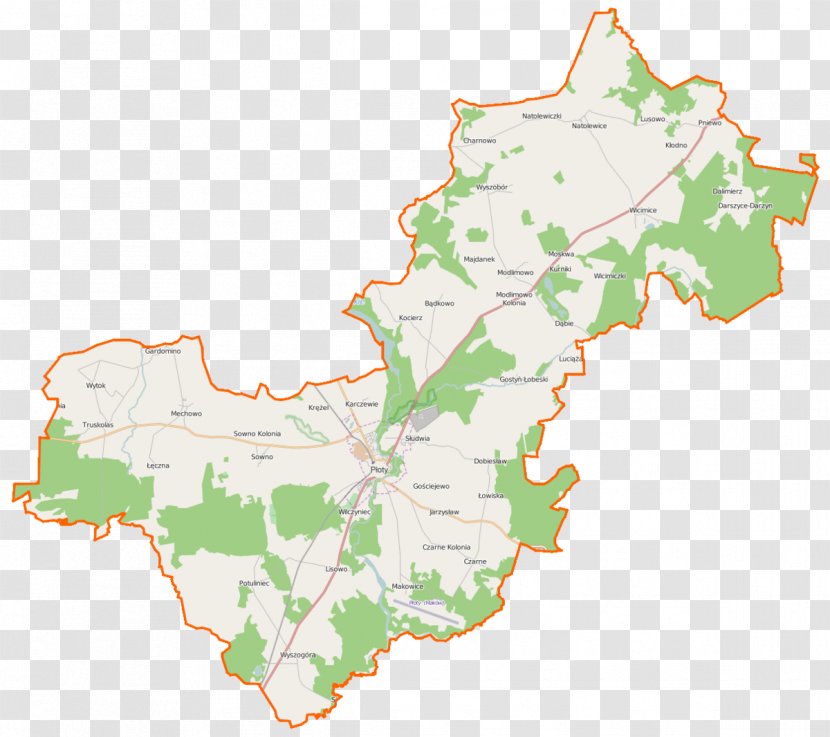 Lusowo, West Pomeranian Voivodeship Wicimice Wytok, Locator Map Gryfice County Transparent PNG