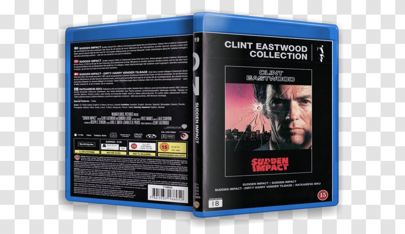 Sudden Impact Display Device Dirty Harry DVD Warner Home Video - Brothers Japan Transparent PNG