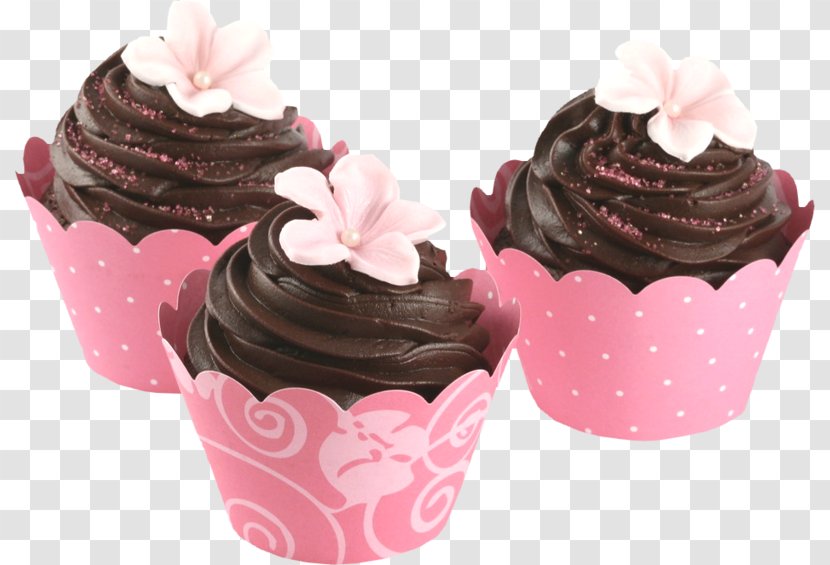 Cupcake Frosting & Icing Petit Four Chocolate Cake Transparent PNG