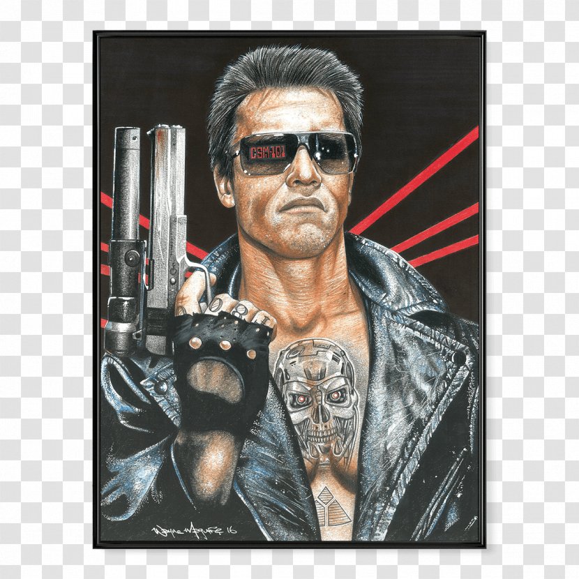 Arnold Schwarzenegger The Terminator Poster YouTube I'll Be Back Transparent PNG