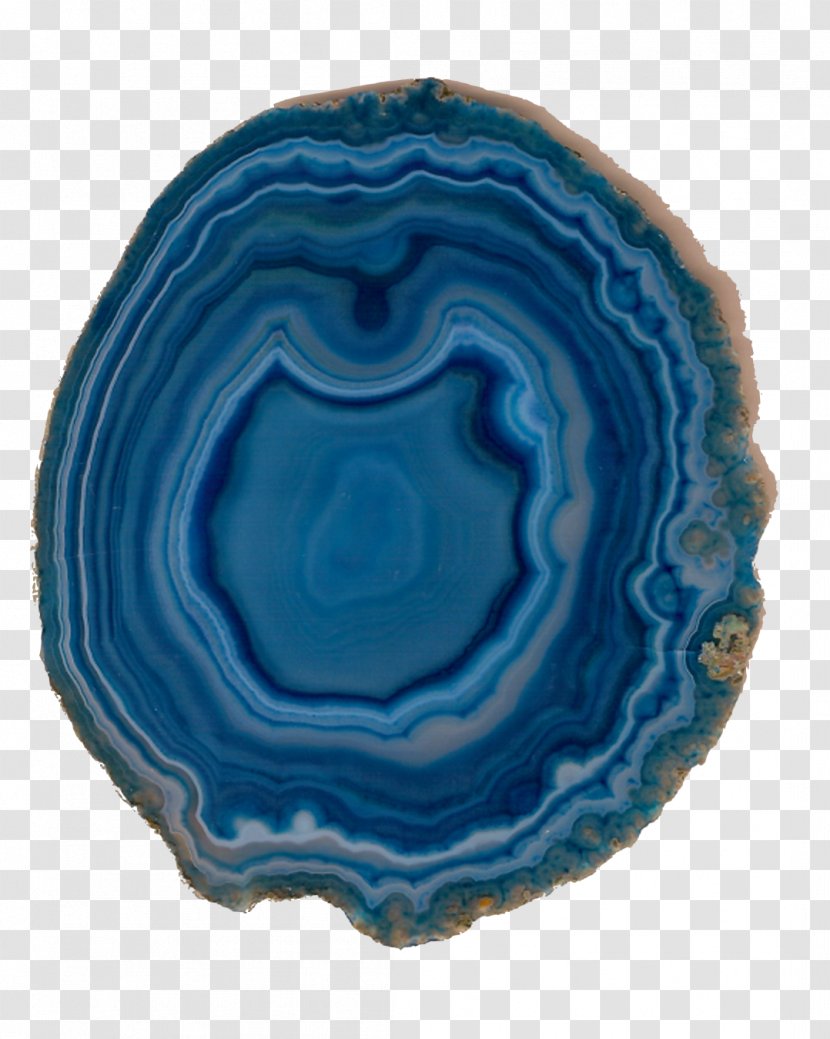 Cobalt Blue Turquoise - Plate - Agate Transparent PNG