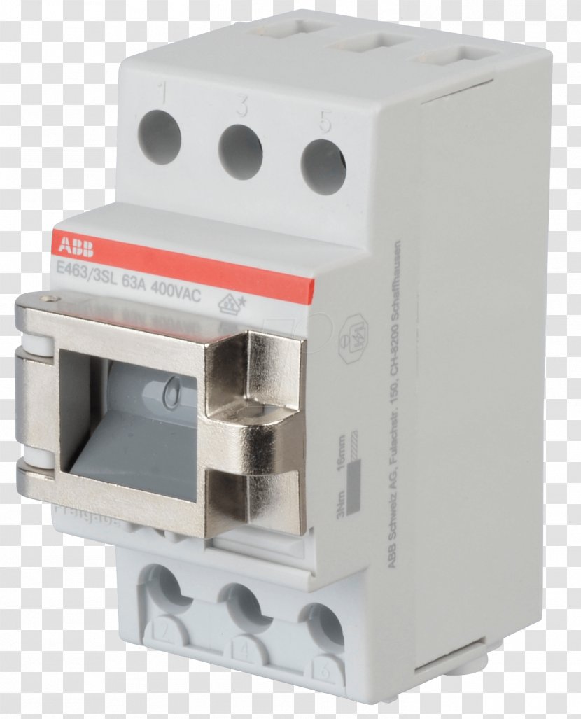 Circuit Breaker Electrical Switches Distribution Board Ausschaltung Hauptschalter - Technology - Sl Transparent PNG