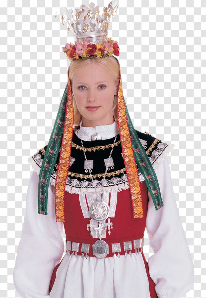 Emelie Von Walterstorff Hardangerbunad Folk Costume - Norske Bunader - Crown Transparent PNG