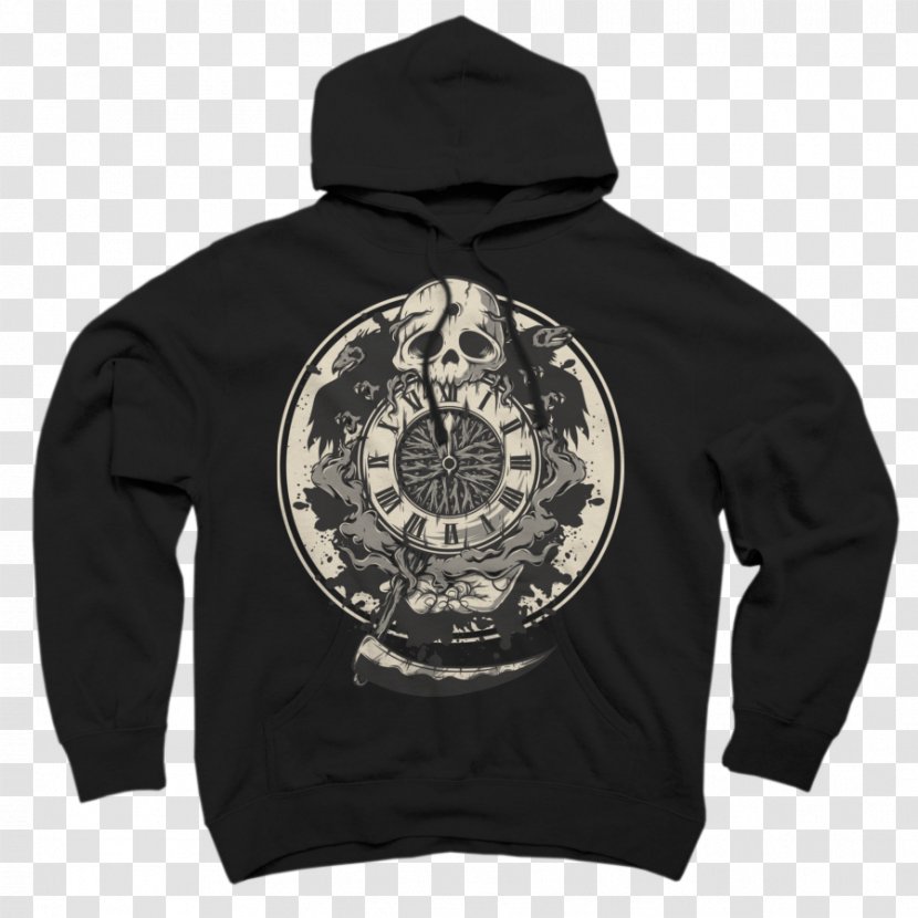 Hoodie Printed T-shirt Sweater - Design By Humans Transparent PNG