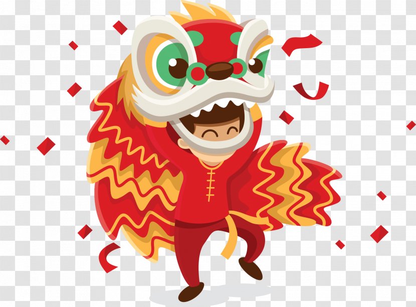 Chinese New Year Firecracker - Watercolor - Vector Dragon Transparent PNG