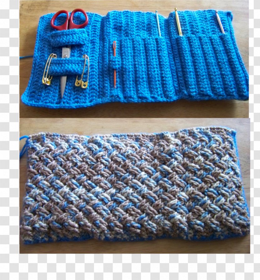 Crochet Thread Pattern - Blue - Hook Transparent PNG