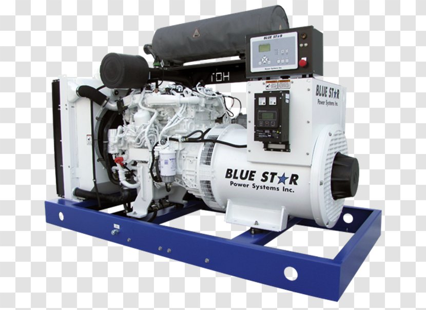 Blue Star Power Systems Inc Electric Generator Diesel Industry Pump - Emergency System Transparent PNG