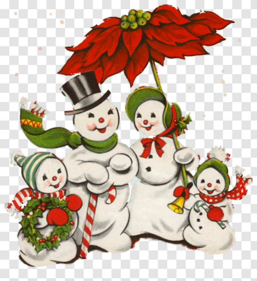Snowman Christmas Card Greeting & Note Cards Clip Art - Smiley Transparent PNG