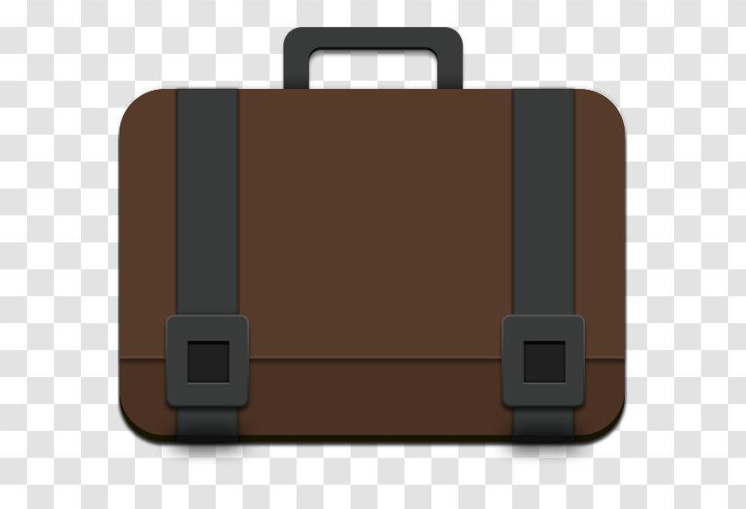 Bag Rectangle Suitcase - Brand - Brown Package Transparent PNG