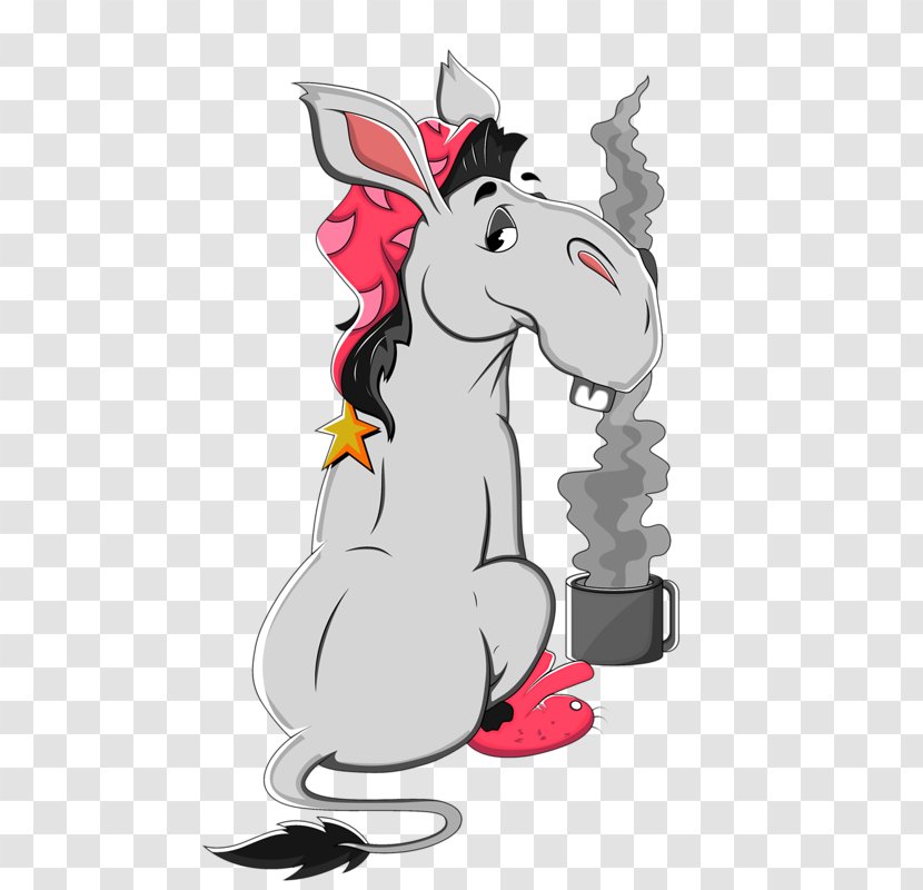 Horse Donkey Clip Art Image Cartoon - Pony Transparent PNG