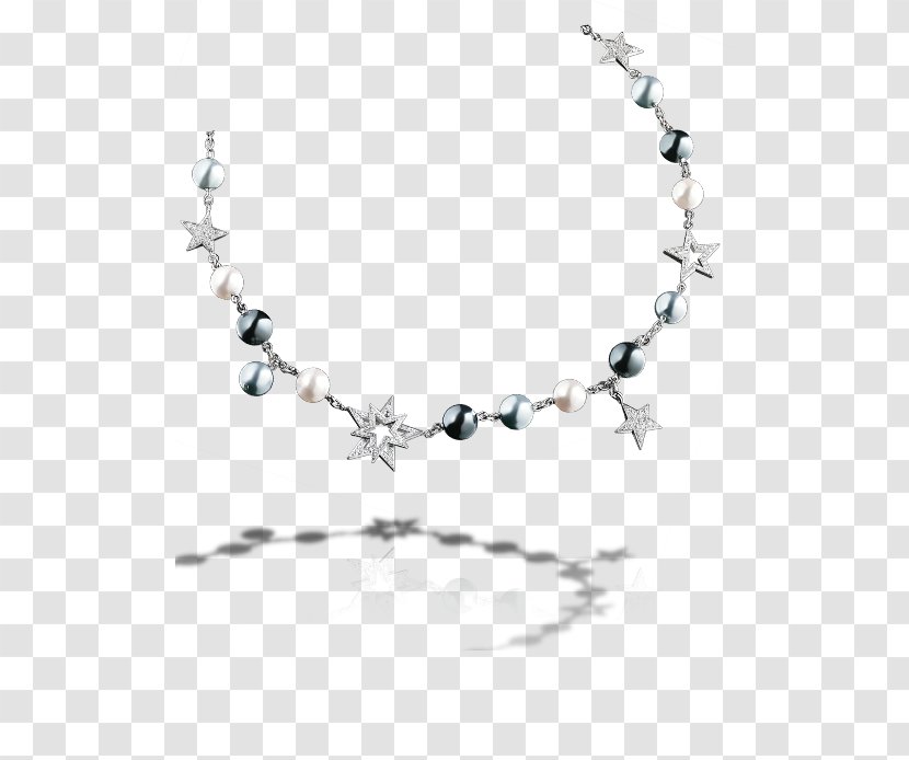 Necklace Body Jewellery - Chain - Cultured Pearl Transparent PNG