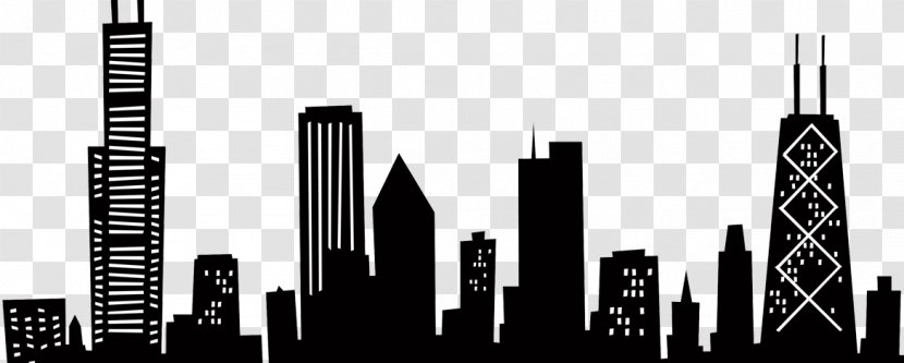 Chicago Skyline Drawing Transparent PNG