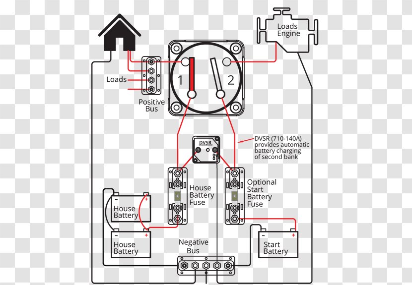 Electrical Switches Electric Battery Wires & Cable Series And Parallel Circuits Circuit Diagram - Automotive Transparent PNG