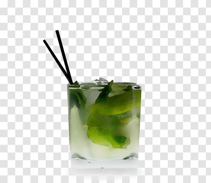 Mojito - Alcoholic Beverage - Rickey Highball Glass Transparent PNG