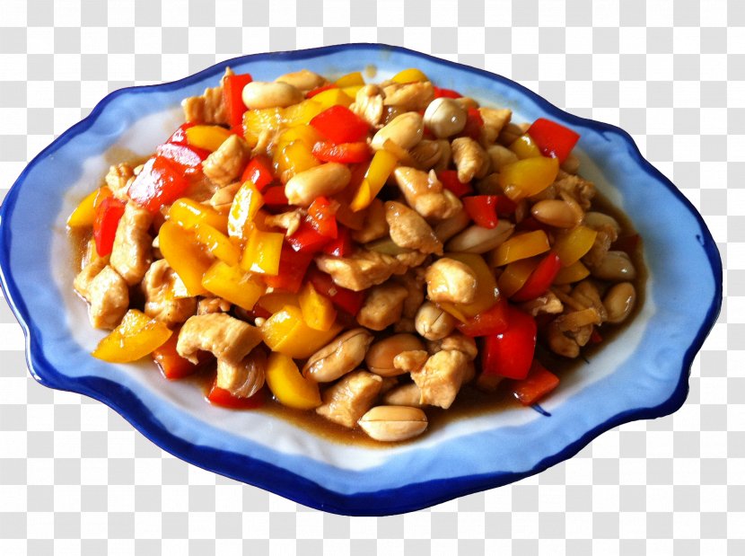 Kung Pao Chicken Sichuan Cuisine Recipe - Sweet And Sour - A Platter Transparent PNG