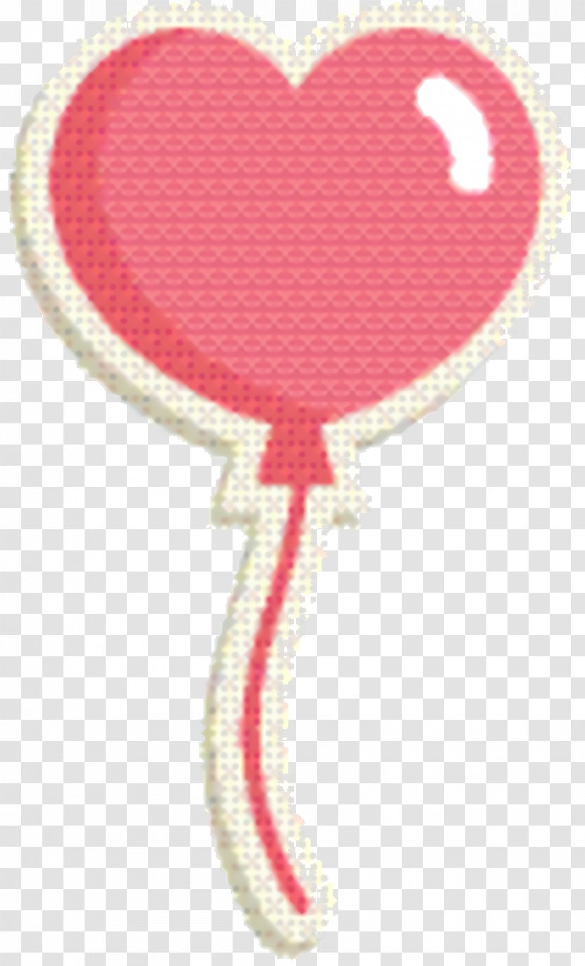 Cartoon Heart - Pink Transparent PNG