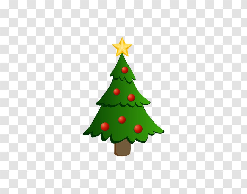 Christmas Tree Fraser Fir Santa Claus Ornament - Conifer Transparent PNG