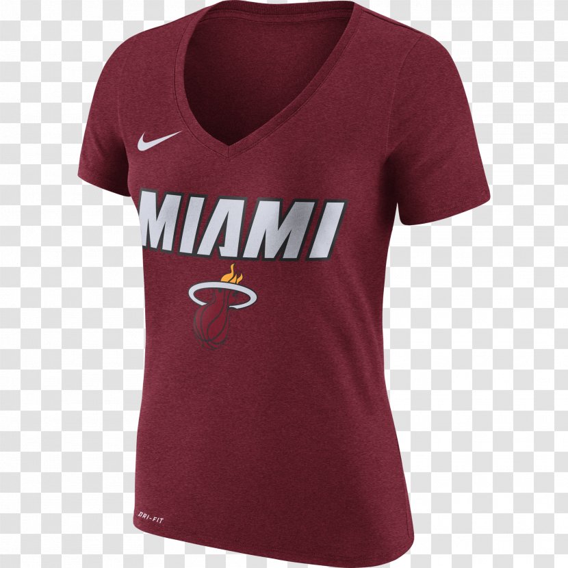 T-shirt Miami Heat Sleeve Jersey - Clothing Transparent PNG