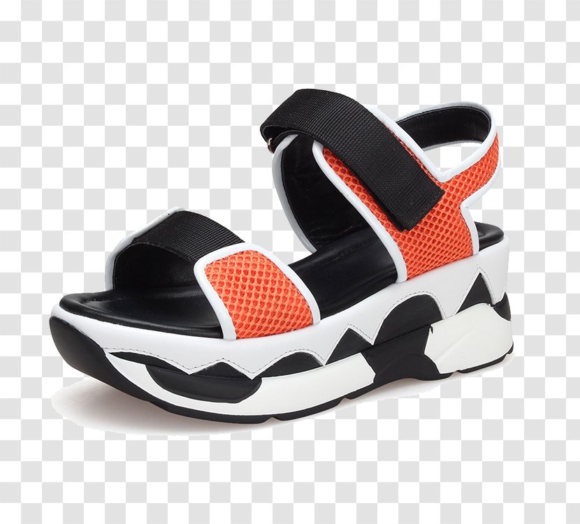 Sandal Taobao Platform Shoe Tmall - Walking - Thick Crust Casual Sandals Transparent PNG