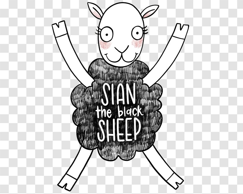 Sheep Clip Art Illustration Mammal Drawing - Flower - Farming Wales Transparent PNG