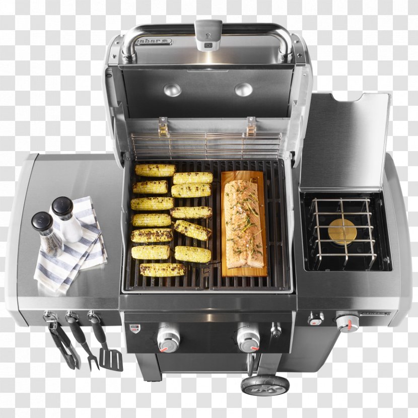 Barbecue Weber-Stephen Products Grilling Gasgrill Natural Gas - Machine - Balcony Grill Transparent PNG