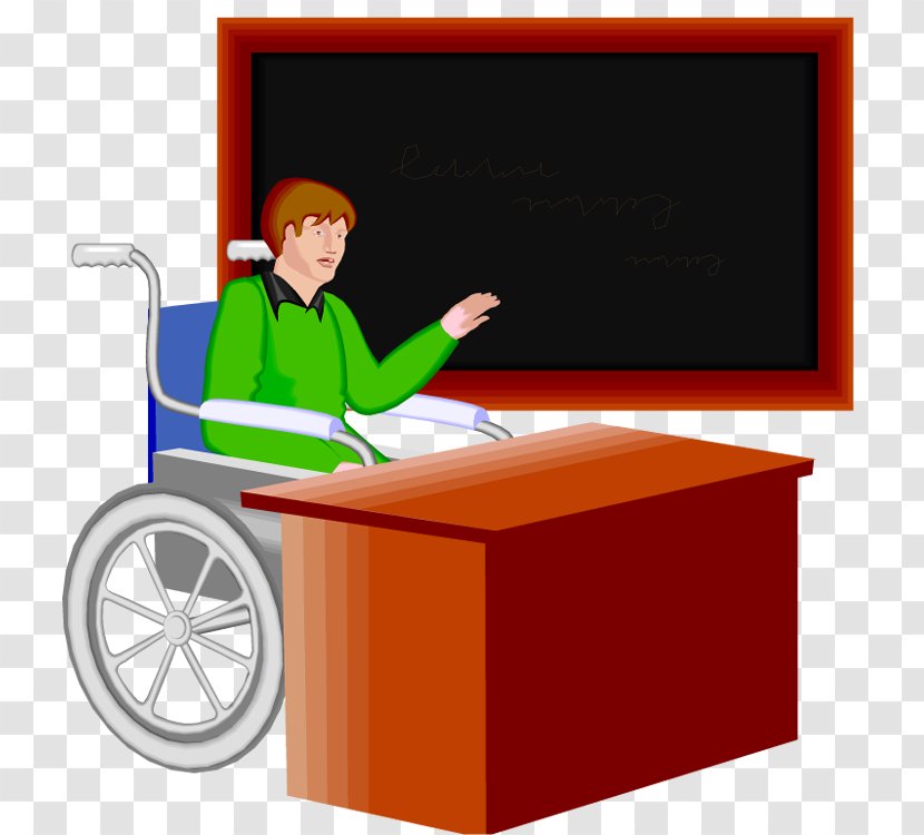 Man Cartoon - Animated Gif - Job Wheelchair Transparent PNG