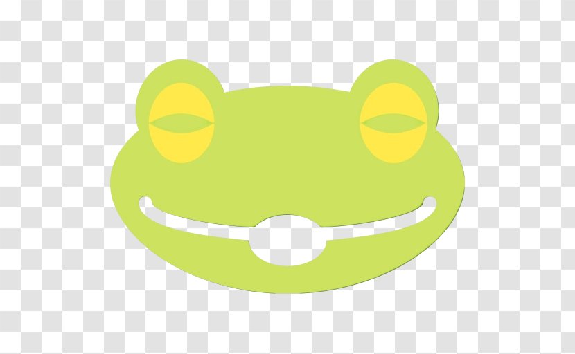 Frog Cartoon - Yellow - Smile Transparent PNG