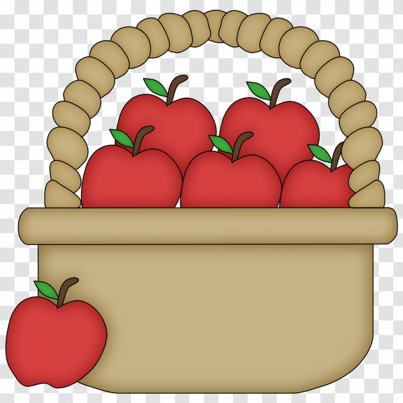 The Basket Of Apples Clip Art - Strawberries - Red Transparent PNG