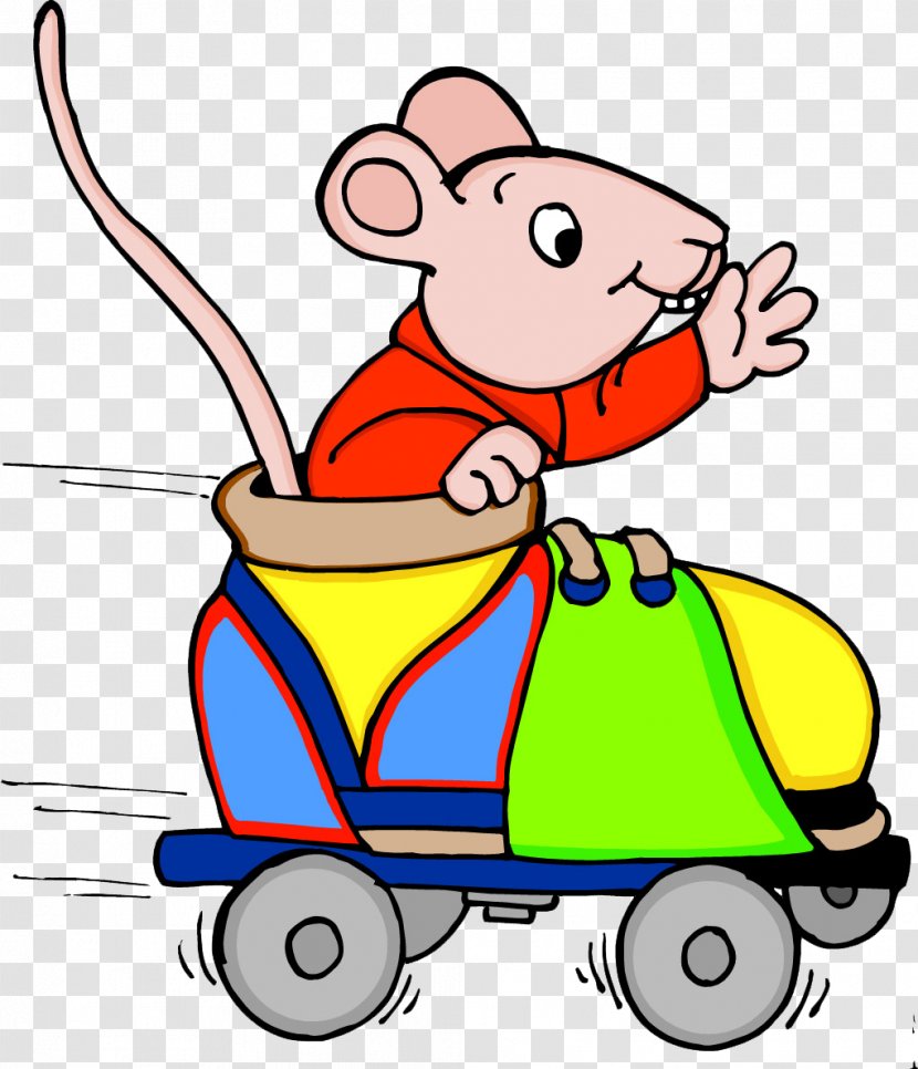 Cartoon - Humour - Crazy Mouse Transparent PNG