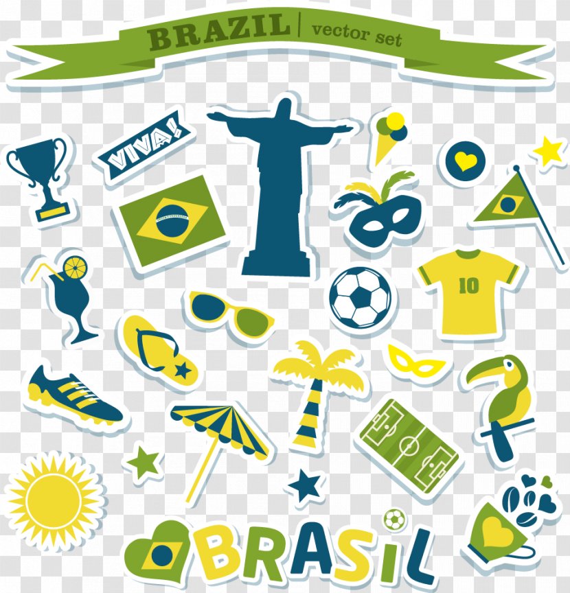 Brazil Icon - Human Behavior - Rio Olympics Decorative Elements Transparent PNG