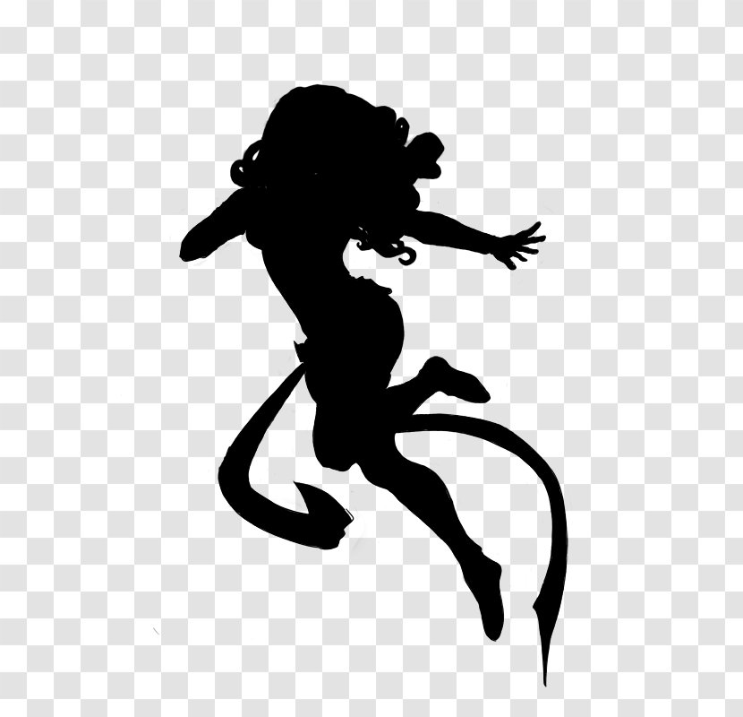 Clip Art Silhouette Legendary Creature - Fictional Character Transparent PNG