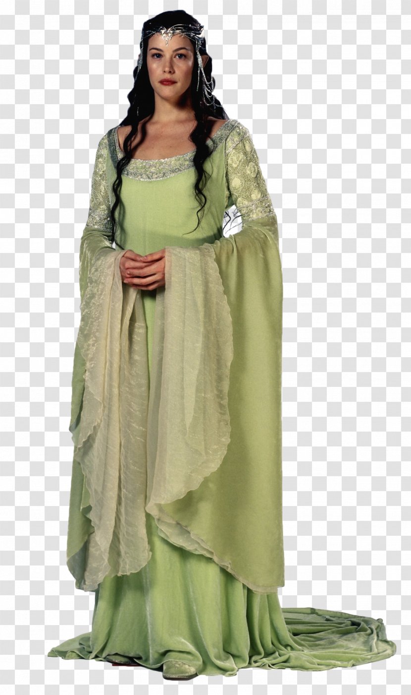 Arwen The Lord Of Rings: Fellowship Ring Gandalf Tauriel - Dress Transparent PNG