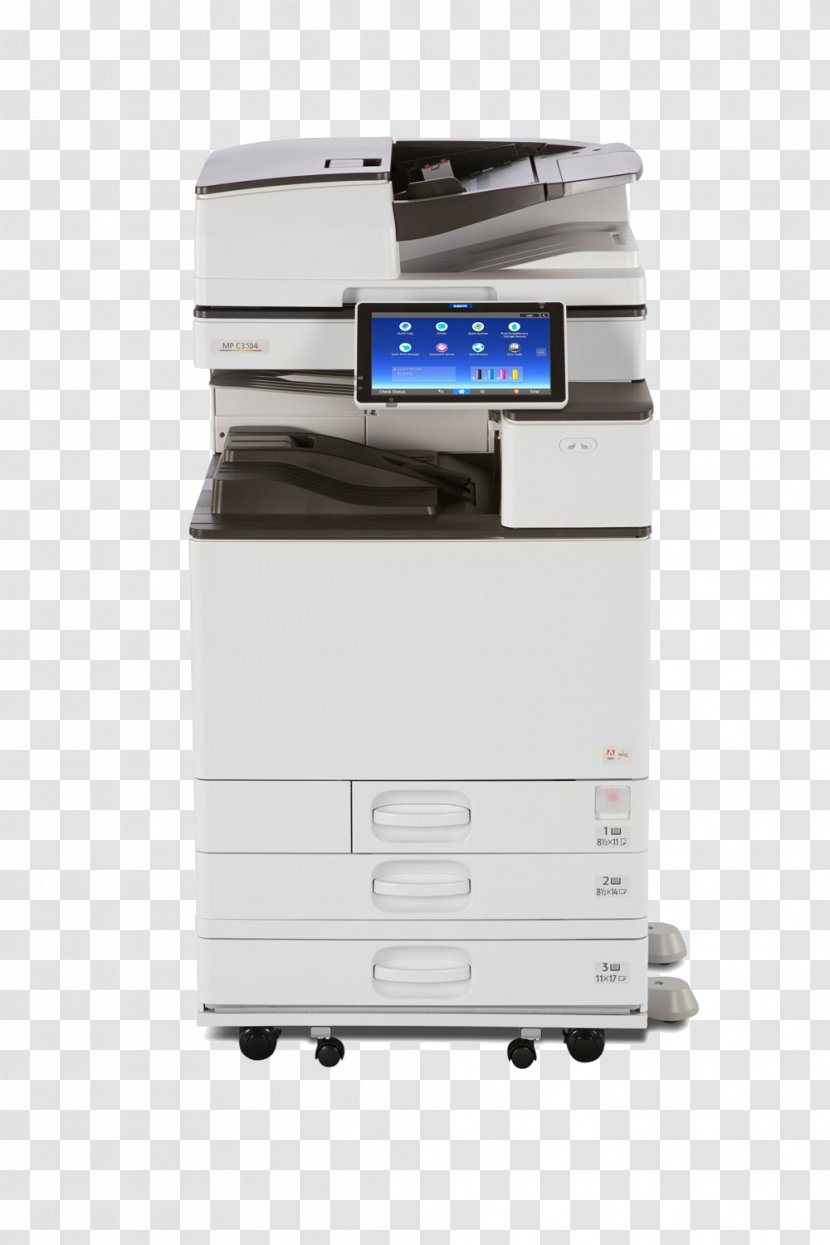 Multi-function Printer Ricoh Photocopier Toner - Ink Cartridge Transparent PNG
