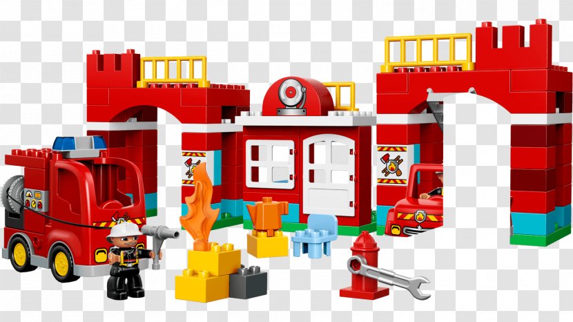 LEGO 10593 DUPLO Fire Station Lego Duplo Toy Block - 60110 City Transparent PNG