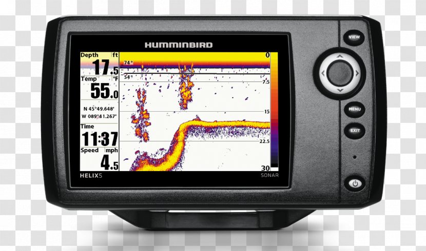 Fish Finders Side-scan Sonar Chirp Echo Sounding - Global Positioning System - Fishing Transparent PNG