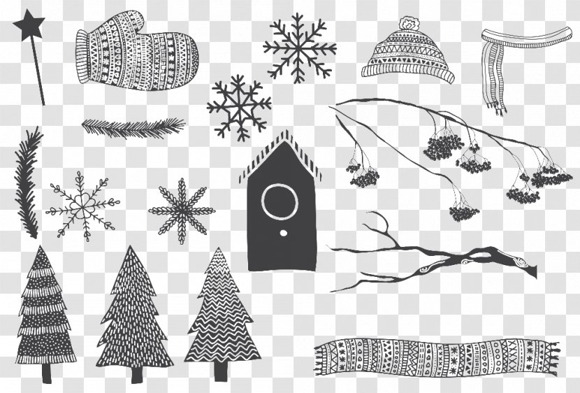 Christmas Day Drawing Image Vector Graphics Illustration - Art - Cute Tree Transparent PNG