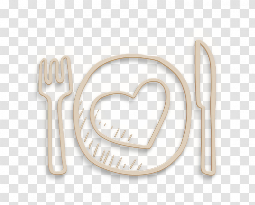 Tools And Utensils Icon Hand Drawn Love Elements Icon Dish Icon Transparent PNG