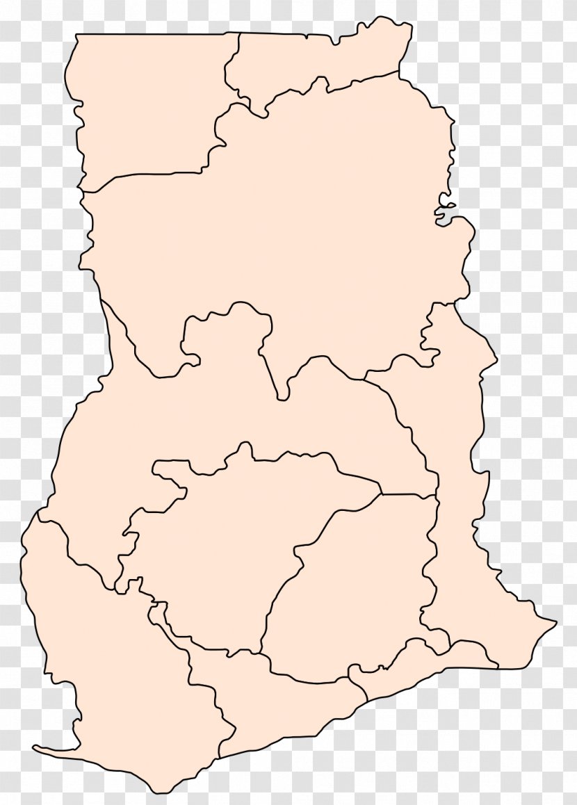Kumasi Region Of Ghana Ho Accra Sekondi-Takoradi - Wikipedia - Map Transparent PNG