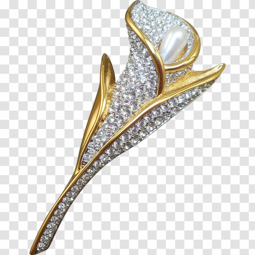 Brooch Imitation Gemstones & Rhinestones Jewellery Swarovski AG Flower Transparent PNG