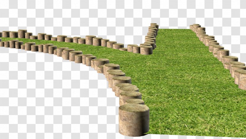 Caminhos De Pedra Path Clip Art - Grass Family - Fence Transparent PNG