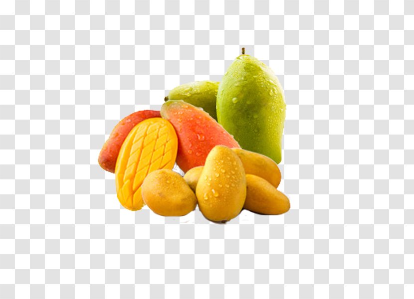 Fruit Auglis - Vegetarian Food - Mango Varieties Of Different Sizes Transparent PNG