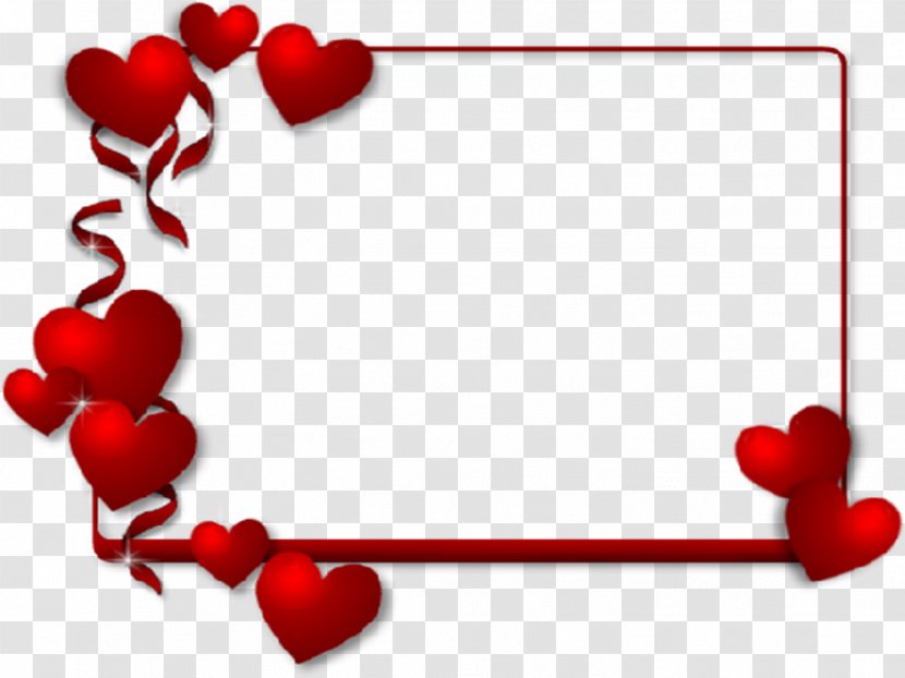 Valentine's Day Picture Frames Heart Paper Clip Art Transparent PNG