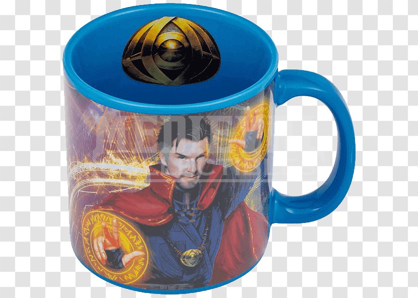 Coffee Cup Doctor Strange Mug Spider-Man Eye Of Agamotto - Magic Circle Transparent PNG