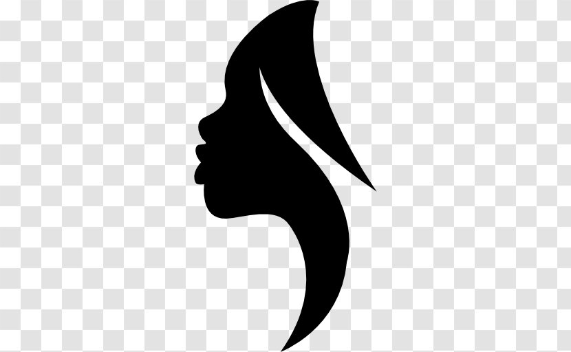 Silhouette Female - Logo - Side Vector Transparent PNG