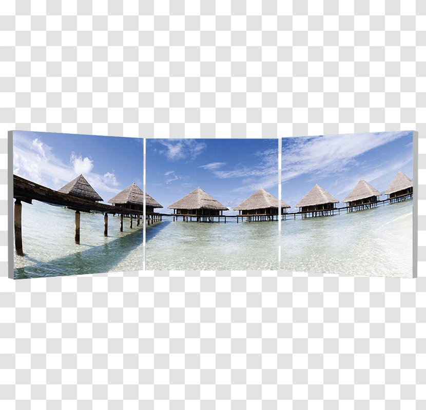 Photography Triptych Canvas Picture Frames - Sky - Maldives Transparent PNG