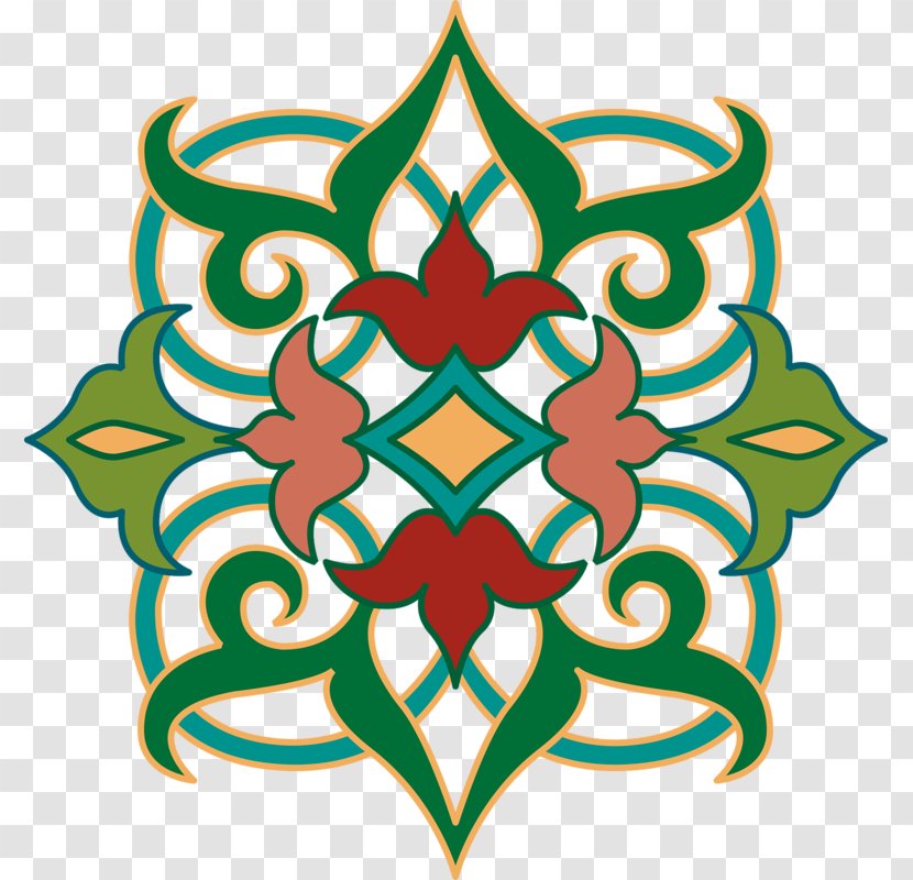 Dar Ya Arabesque Clip Art - Floral Design - Islam Transparent PNG